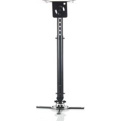 ART Holder P-107B, 47-76cm to projector black| 15KG Mounting to the ceiling Projektoru kronšteini