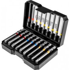 Graphite Uzgaļu komplekts 18 gab. Mehāniskie instrumenti