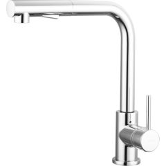 Ūdens maisītājs virtuves izlietnei Vento Monza hroms ar izvēlkamu dušu Jaunumi Sadz. tehnika