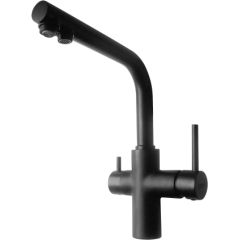 Ūdens maisītājs virtuves izlietnei Vento Cucina ar filtra krānu, melns Jaunumi Sadz. tehnika