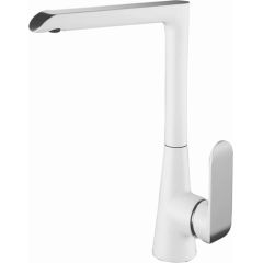 Ūdens maisītājs virtuves izlietnei Vento Ravena, balts/hroms Jaunumi Sadz. tehnika