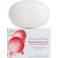 Crabtree & Evelyn, Pomegranate, Soap Bar, 140 g Šķidrās ziepes / ziepes