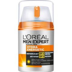 L'oreal Paris Men Expert Hydra Energetic Anti-Fatigue Moisturiser SPF 15 - Hydratační krém pro unavenou pleť 50ml Ķermeņa kosmētika