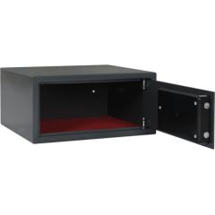 vidaXL Ciemnoszary sejf elektroniczny 42x37x20 cm ze stali Jaunumi - Birojam