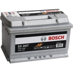 BOSCH S5007 74Ah 750A (EN) 278x175x175 12V Akumulators