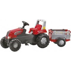 Rolly Toys Traktors ar pedāļiem ar piekabi rollyFarmtrac Junior RT 800261 (3-8 gadiem) Vācija