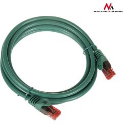 Maclean MCTV-302G Patchcord UTP cat6 Cable plug-plug 2m green