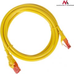 Maclean MCTV-302Y Patchcord UTP cat6 Cable plug-plug 2m yellow