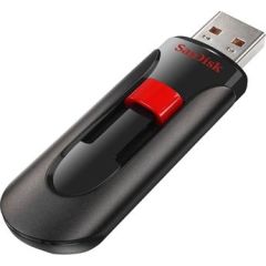 Sandisk Flash Drive Cruzer Glide 64 GB,  USB 2.0, Black USB Flash atmiņas