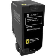 Lexmark Corporate 74C2SYE Laser Toner Cartridge, Yellow Lāzerprinteru izejmateriāli