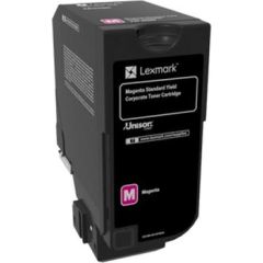 Lexmark Corporate 74C2SME Laser Toner Cartridge, Magenta Lāzerprinteru izejmateriāli