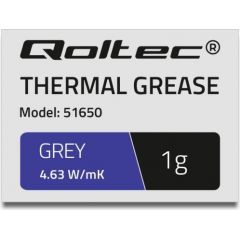 Qoltec Thermal paste 4.63W/m-K | 1g | grey