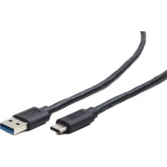Gembird USB 3.0 AM to Type-C cable (AM/CM), 0.5m, black