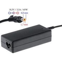 Akyga notebook power adapter AK-ND-09 18.5V/3.54A 65W 4.8x1.7 mm HP