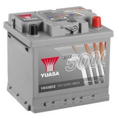 Akumulators Yuasa 5000 YBX5012 52Ah 480A