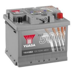 Yuasa 5000 YBX5063 50Ah 480A Startera akumulatoru baterija