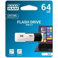 Zibatmiņa Goodram 64GB UCO2 BLACK&WHITE USB2.0