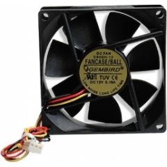 Dzesētājs Gembird 80mm PC case fan FANCASE/BALL