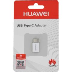 Huawei AP52 Universāls Adapteris Micro USB uz Type-C USB Savienojums Balts (EU Blister)