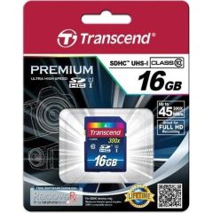 Transcend memory card SDHC 16GB Class10 UHS-I