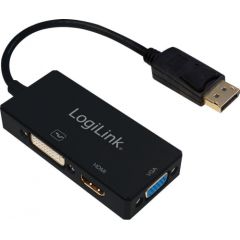 LOGILINK - 4K DisplayPort to DVI/HDMI/VGA Converter