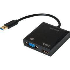 LOGILINK - Adapter USB 3.0 to VGA / HDMI