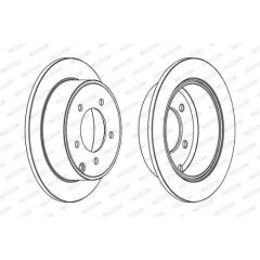 Ferodo Bremžu disks DDF1762C