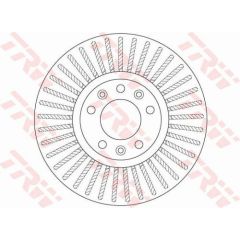 TRW Bremžu disks DF6419 Bremžu diski