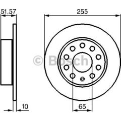 Bosch Bremžu disks 0 986 479 099