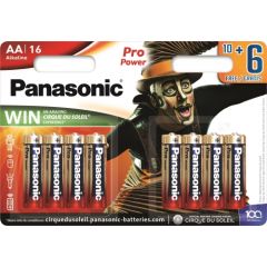 Panasonic Pro Power baterija LR6PPG/16B 10+6gb. Baterijas un akumulatori