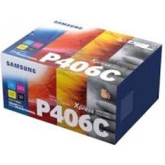 Hewlett-packard Samsung CLT-P406C 4-pk CYMK Toner Cartridge 4500 pages / SU375A