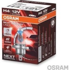 Osram H4 Spuldze 12V 60/55W P43T Night Breaker Laser Autospuldzes