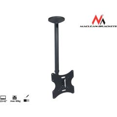 Maclean MC-504b TV Ceiling Mount Bracket LCD LED Plasma 23"-42" 30kg TV un monitoru stiprinājumi, kronšteini