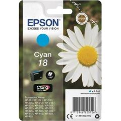Epson 18 CY Ink Cartridge, Cyan Tintes printeru izejmateriāli