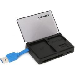Omega OUCR33IN1 Картридер SDHC / MicroSD / SDXC / с 3.0 USB-плагином / черный
