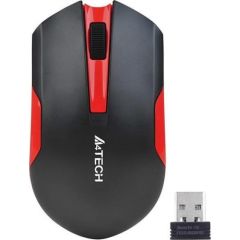 A4-tech Mouse A4TECH V-TRACK G3-200N-1 Black+Red WRLS