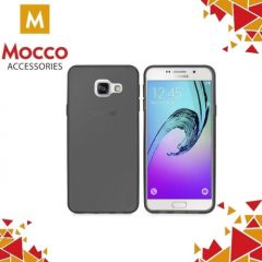 Mocco Ultra Back Case 0.3 mm Aizmugurējais Silikona Apvalks Priekš Samsung G925 Galaxy S6 Edge Caurspīdīgs - Melns Neoriģinālie Maciņi