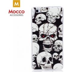 Mocco Fashion Case Ar Fosfora Spīdumu Tumsā Galvaskauss Priekš Apple iPhone X