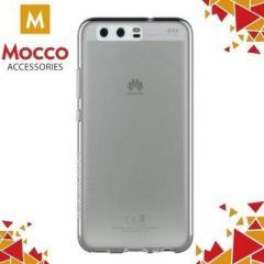 Mocco Ultra Back Case 0.3 mm Aizmugurējais Silikona Apvalks Priekš Samsung A730 Galaxy A8 Plus (2018) Caurspīdīgs-Melns