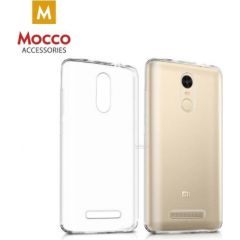 Mocco Ultra Back Case 0.3 mm Aizmugurējais Silikona Apvalks Priekš Huawei Y5 / Y5 Prime (2018) Caurspīdīgs-Melns Neoriģinālie Maciņi