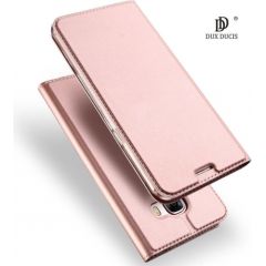 Dux Ducis Premium Magnet Case Grāmatveida Maks Telefonam LG Q8 Rozā
