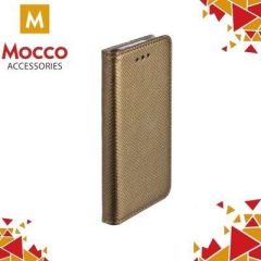 Mocco Smart Magnet Book Case Grāmatveida Maks Telefonam Apple iPhone X / iPhone 10 Tumšais Zelts
