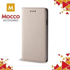 Mocco Smart Magnet Book Case Grāmatveida Maks Telefonam Huawei Y3 (2017) Zeltains