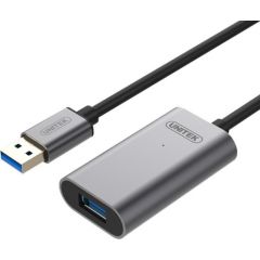 Unitek Cable USB 3.0 Active Extension, 10m, Alu., Y-3005