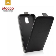 Mocco Kabura Rubber Case Вертикальный Eco Кожаный Чехол для телефона Huawei Mate 20 Lite Черный