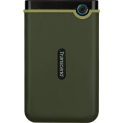 Transcend Slim StoreJet 2.5'' 25M3, 2 TB, Portable HDD, Military green