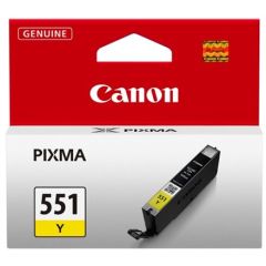 Canon CLI-551 Y Ink Cartridge, Yellow Tintes printeru izejmateriāli