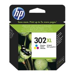 HP NO 302XL High Yield Tri-color Original Ink Cartridge (330 pages) Tintes printeru izejmateriāli