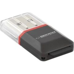 ESPERANZA EA134K - MicroSD Card Reader | Black| USB 2.0 | (MicroSD Pen Drive)