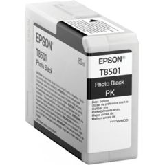 Epson T8501 Ink Cartridge, Black Tintes printeru izejmateriāli